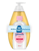 Johnson's Baby Bebek Şampuanı 750ml + Bebek Yağı 200ml - 1