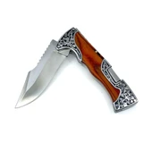 Full İşleme Katlanır Çakı Gül Ağacı Sap thumbnail 3