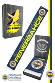 Fenerbahçe Orijinal Lisanslı Her Zaman Hep Seninleyiz Şal Atkı Kanarya Baskılı Ahşap Kutulu - 1