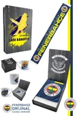 Fenerbahçe Orijinal Her Zaman Hep Seninleyiz Şal Atkı Seramik Kupa Set Kanarya Baskılı Ahşap Kutulu thumbnail 1