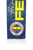 Fenerbahçe Orijinal Lisanslı Her Zaman Hep Seninleyiz Şal Atkı Kanarya Baskılı Ahşap Kutulu - 7