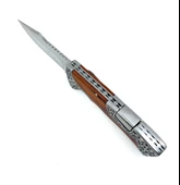 Full İşleme Katlanır Çakı Gül Ağacı Sap thumbnail 5