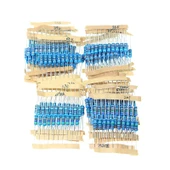 Direnç Seti 1/2W Metal Film %1 10'ar Adet Toplamda 1270 Adet 127 Çeşit Şeffaf Çantada thumbnail 3