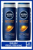 Nivea Men Sport Banyo ve Duş Jeli 250 ml x 4 Adet - 1
