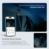 Şımart Akıllı Dış Mekan Kamerası Güneş Paneli Uyumlu Wi-Fi Bağlantılı - 4