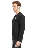 Galatasaray Orijinal Lisanslı Sıfır Yaka Siyah Sweat Şal Kaşkol Set Hediyelik Ahşap Kutulu thumbnail 12