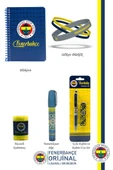 Fenerbahçe Orijinal Lisanslı Kalem Bileklik Bloknot Hediyelik Set - 2