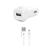 TTec 2cks01 2.1 amper Hızlı Şarj Mikro USB Kablolu Araç Şarj Cihazı Beyaz - 1