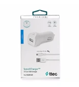 TTec 2cks01 2.1 amper Hızlı Şarj Mikro USB Kablolu Araç Şarj Cihazı Beyaz - 2