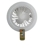 CATA CT-1153 Poyraz Fanlı 42 Watt LED Ampul lamba beyaz ışık vantilatör aydınlatma E27 3 renk dim edilebilir - 3