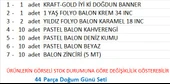 KRAFT GOLD BANNER 1 YAŞ KAHVE -BEYAZ KONSEPT DOĞUM GÜNÜ SETİ thumbnail 2