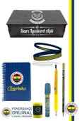 Fenerbahçe Orijinal Lisanslı Kalem Bileklik Bloknot Kalemtraş Silgi Hediyelik Set - 1
