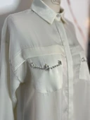 CEBİ TAŞ DETAYLI GÖMLEK - 3