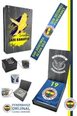 Fenerbahçe Orijinal Son Sözümüz Fenerbahçe Şal Atkı Seramik Kupa Set Kanarya Baskılı Ahşap Kutulu thumbnail 1