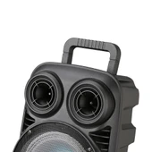 Zore PK-15 FM Radyolu Mikrofonlu RGB TWS 8 inç Stereo Bass Kablosuz Karaoke Hoparlör - 5
