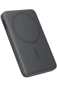 AUKEY PB-MS03-GY MagSafe MagFusion İnce 5000mAh 20W Power Bank - 1