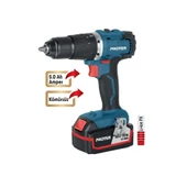 PROTER PST 550 BL ŞARJLI MATKAP 13 MM KÖMÜRSÜZ DARBELİ - 1