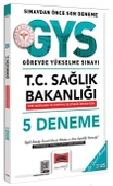 Yargı 2025 GYS Sağlık Bakanlığı Veri Hazırlama ve Kontrol İşletmeni 5 Deneme Görevde Yükselme Yargı Yayınları - 1