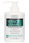 Advanced Clinicals Retinol + E Vitamini Yüz ve Vücut Kremi 444ML - 1