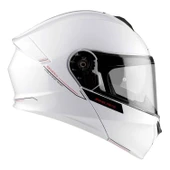 Mt Genesis Sv Solid A0 Çene Açılır Kask Beyaz - 4