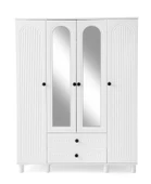 BOHEM MDF 4 KAPILI DOLAP-BEYAZ thumbnail 1