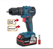 PROTER PST 544 BL ŞARJLI MATKAP 10 MM KÖMÜRSÜZ DARBELİ - 1