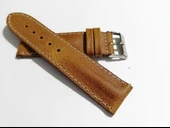 Fado Her Saate Uygun Bombeli  20 mm Piramit modeli   UZUN  XL   Hakiki Deri (220)  TABA thumbnail 1