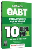 İndeks Akademi 2025 ÖABT MEB-AGS Din Kültürü ve Ahlak Bilgisi 10 DenemeX Çözümlü İndeks Akademi Yayıncılık - 1