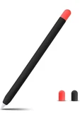 Apple Pencil 2. Nesil Uyumlu Silikon Koruma Kılıfı (2 Silikon Başlık)(Ürün Kalem Değildir) - 1