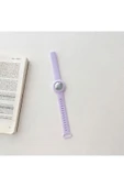 Apple Airtag Uyumlu Silikon Kordon Kayış(Ürün Sadece Kordondur) - 4