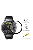 Huawei Watch Gt5 Pro 46MM Tam Kaplayan Nano Ekran Koruyucu Film 2 ADET - 3