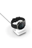 Huawei Watch Ultimate Manyetik USB Şarj Kablosu + Silikon Şarj Standı Tutucu - 5