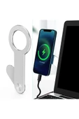 Mıknatıslı Tüm Tlefonlara Uyumlu Tablet Leptop Ekranı Telefon Tutucu Monitör Standı - 7