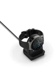 Huawei Watch Gt 5 / Gt 5 Pro Manyetik USB Şarj Kablosu + Silikon Şarj Standı Tutucu - 5