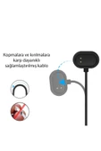 Realme Band 2 Akıllı Bileklik Uyumlu USB Şarj Kablosu - 5