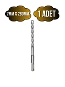 Beton Hilti Ucu Duvar Delme Hilti Delici Matkap Ucu(DELİCİ) 7mm x 260mm - 1