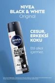 MEN Erkek Sprey Deodorant Black&White Invisible Original 150ml,72 Saat Anti-Perspirant,X3 Adet - 5