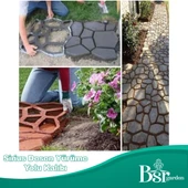 Bahçe Taş Kalıp Beton Kalıbı Zemin Kaplama Kalıbı 42x40 Cm Sirius Desen / 1 Adet / Bsr Garden - 2