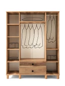 FORMİLA MDF 4 KAPILI DOLAP-CEVİZ - 3