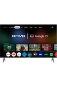 Onvo 50OVF9000UQ 4K Ultra HD 50" 127 Ekran Uydu Alıcılı Google Smart QLED TV - 1