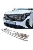 Ford Tourneo Courier Krom Ön Panjur 8 Parça 2024 Üzeri Paslanmaz Çelik thumbnail 2