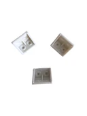 L Bağlantı Plastiği 20*20*30mm Dolap Köşe Bağlantı Plastiği(BEYAZ)(20*20*30mm) Beyaz BEYAZ - 4 ADET - 2
