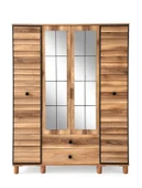 FORMİLA MDF 4 KAPILI DOLAP-CEVİZ - 2
