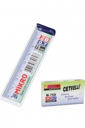 Min Kalem Ucu 0.7 Uc 2b Dereceli Cetvelli - 24lü Paket - 1