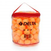 Delta Çantalı 100 adet Turuncu Masa Tenisi Topu (Pinpon Topu) - 1