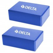 Delta Çiftli Yoga Blok - 2 Adet Yoga Block - Eva Yoga Bloğu Seti - 1