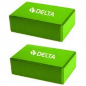 Delta Çiftli Yoga Blok - 2 Adet Yoga Block - Eva Yoga Bloğu Seti - 1