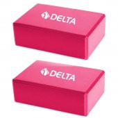 Delta Çiftli Yoga Blok - 2 Adet Yoga Block - Eva Yoga Bloğu Seti - 1