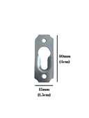 Tablo ve Çerçeve Askı Demiri Dişli Askı Aparatı (Metal Boy:40 mm En:15 mm) Krom KROM - 20 ADET - 3