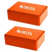 Delta Çiftli Yoga Blok - 2 Adet Yoga Block - Eva Yoga Bloğu Seti - 1
